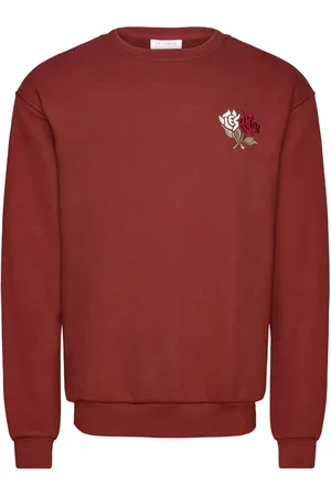 Les Deux Felipe Sweatshirt Tops Sweat-shirts & Hoodies Sweat-shirts Red