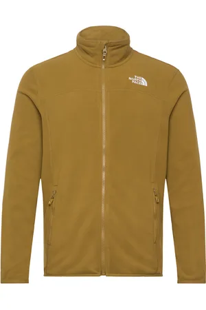 The North Face M 100 Glacier Full Zip - Eu Sport Sweat-shirts & Hoodies Fleeces & Midlayers Khaki Green