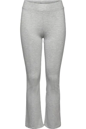 MANGO Flared Leggings Bottoms Leggings Grey