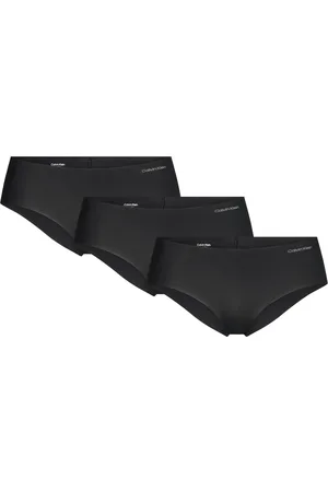Calvin Klein Hipster 3Pk Alushousut Brief Tangat Black