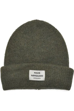 Mads Norgaard Tosca Anju Hat Accessories Headwear Beanies Khaki Green