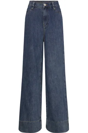 Suncoo Roy Bottoms Jeans Wide Blue