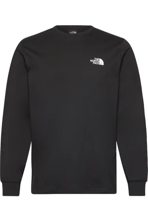 The North Face M L/S Box Nse Tee Sport Sport Clothing Sport Tops Sport Long Sleeved Tops Black