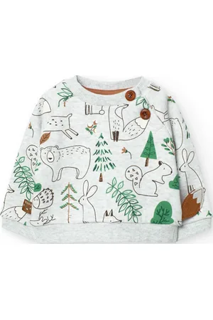 Boboli Fleece Sweatshirt Printed For Baby -Bci Tops Sweat-shirts & Hoodies Sweat-shirts Multi/patterned