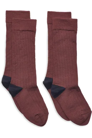FUB 2-Pack Knee Stockings Socks & Tights Socks Burgundy