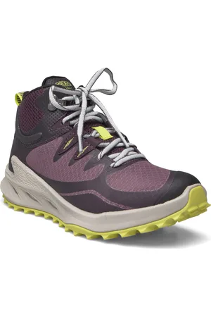 Keen Ke Zionic Mid Wp W-Black Plum-Daiquiri Gree Sport Women Sport Shoes Sport Outdoor-hiking Shoes Purple