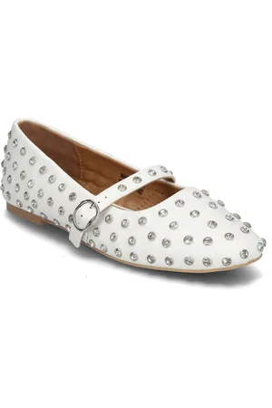Bianco Fall Simili Mary Jane #P Ballerinat White