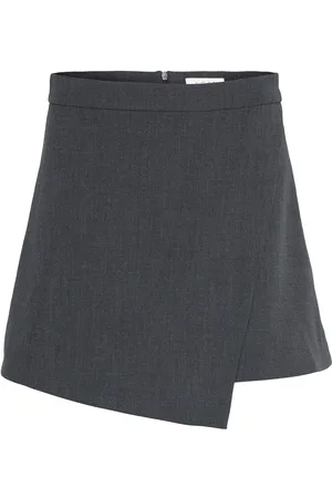 Norr Cano Short Skirt Skirts Short Skirts Grey
