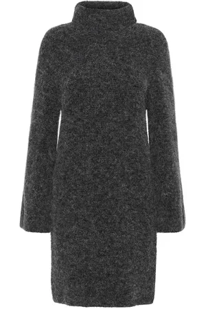 Gestuz Alphagz Rollneck Dress Lyhyt Mekko Grey