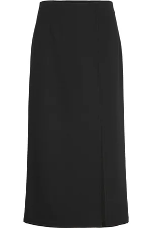 Freequent Fqnanni-Skirt Skirts Knee-length & Midi Skirts Black