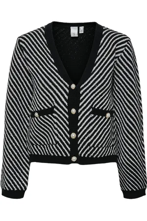Y.A.S Charla Ls Sequin Knit Cardigan Tikkitakki Black