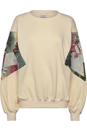 Desigual Sw Posters Lacroix Tops Sweat-shirts & Hoodies Sweat-shirts Cream