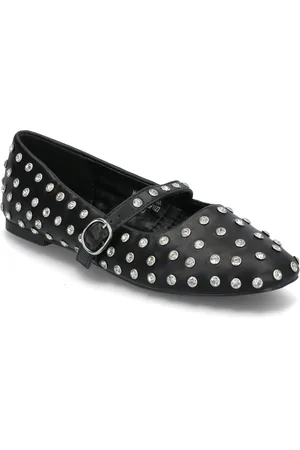 Bianco Fall Simili Mary Jane #P Ballerinat Black