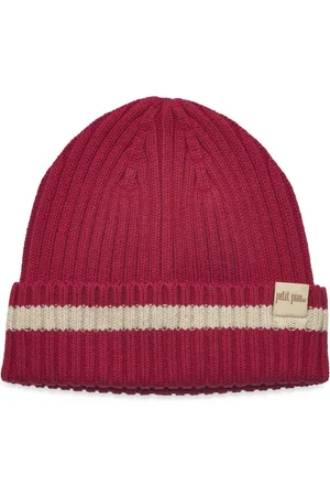 Petit Piao Knit Hat Accessories Headwear Hats Beanie Red