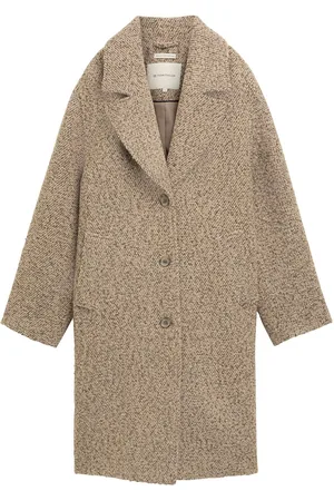 TOM TAILOR Loose Coat Pitkä Takki Beige