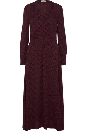 Marc O’ Polo Woven Dresses Maksimekko Juhlamekko Burgundy