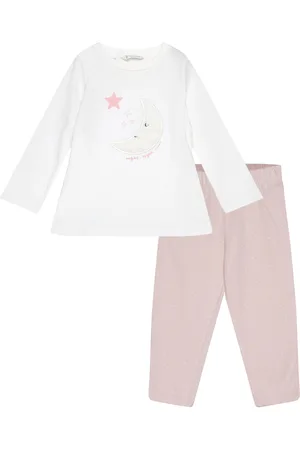 MANGO Long Moon Pyjamas Pyjamasetti Pyjama Pink
