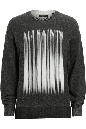 AllSaints Fayde Crew Tops Sweat-shirts & Hoodies Sweat-shirts Black
