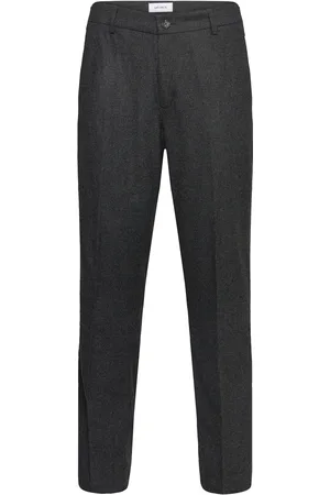 Les Deux Como Reg Wool Suit Pants Bottoms Trousers Casual Grey