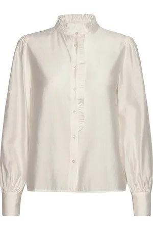 Ichi Ihkarlani Sh Tops Blouses Long-sleeved Cream
