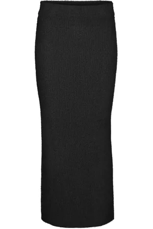 VERO MODA Vmpuff Nw Calf Pencil Skirt Boo Skirts Knee-length & Midi Skirts Black