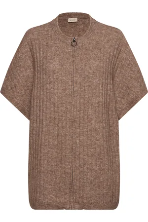 FRANSA Frsanny Car 4 Tops Knitwear Cardigans Brown