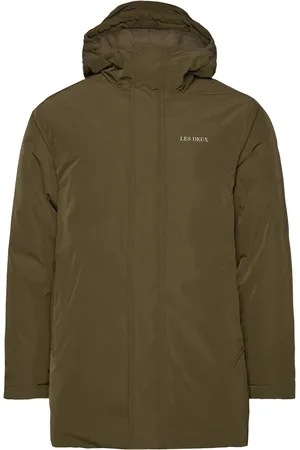 Les Deux Darius Coat Parka Takki Green