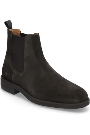 SELECTED Slhjoseph Suede Chelsea Boot Chelsea-saappaat Bootsit Black