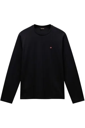 Napapijri Salis Long Sleeve T-Shirt Tops T-shirts Long-sleeved Black
