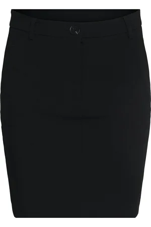 Y.A.S Bella Hmw Pencil Skirt S. Noos Skirts Short Skirts Black