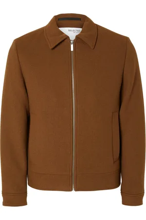 SELECTED Slhnew Filip Jkt Noos Ohut Takki Brown