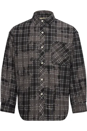 Woodbird Wbjong Check Shirt Designers Shirts Casual Grey