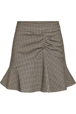Y.A.S Chikka Hw Short Skirt S. Skirts Short Skirts Brown
