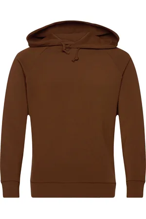 MOS MOSH Gallery Abel Hood Sweat Tops Sweat-shirts & Hoodies Hoodies Brown