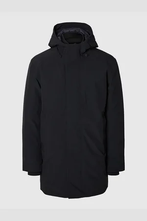 SELECTED Slhfeist Tech Parka 2.0 Parka Takki Black