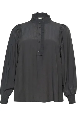 Kaffe Kcdorina Blouse Tops Blouses Long-sleeved Grey