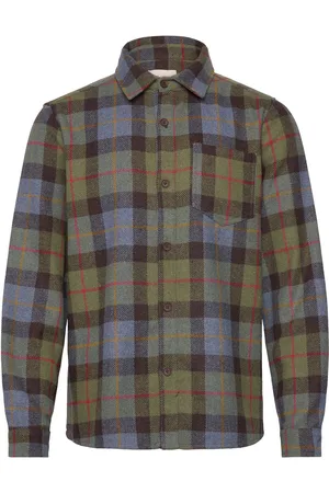 Revolution Casual Overshirt Tops Overshirts Green