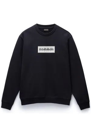 Napapijri Box Logo Sweatshirt Tops Sweat-shirts & Hoodies Sweat-shirts Black