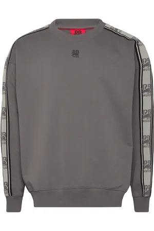 HUGO BOSS Dustrip_Rb Designers Sweat-shirts & Hoodies Sweat-shirts Grey