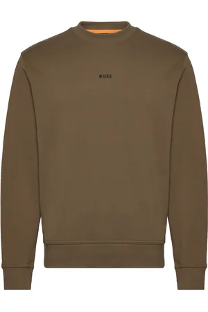 HUGO BOSS Wesmallcrew Tops Sweat-shirts & Hoodies Sweat-shirts Khaki Green