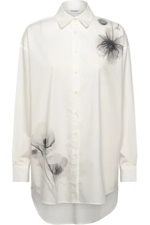 Desigual Osaka Tops Shirts Long-sleeved White