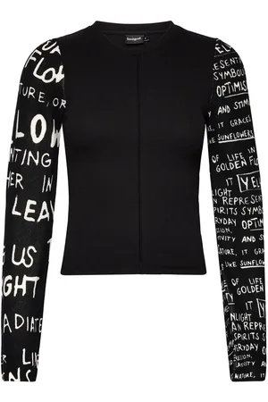 Desigual Rebe Tops T-shirts & Tops Long-sleeved Black