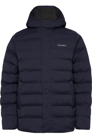 Les Deux Marcus Padded Jacket 3.0 Vuorillinen Takki Topattu Takki Navy