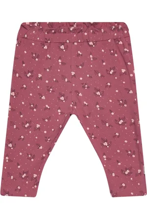 Minymo Pants Aop Bottoms Leggings Pink