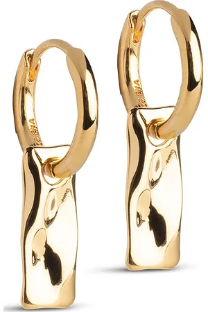 Enamel Tara Hoops Accessories Jewellery Earrings Hoops Gold