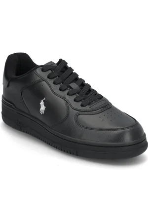 Ralph Lauren Masters Court Leather Sneaker Matalavartiset Sneakerit Tennarit Black