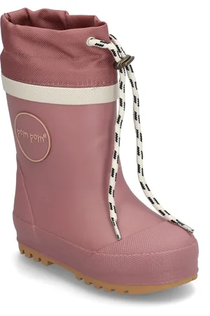 Pom Pom Gumboots™ Thermo Shoes Rubberboots High Rubberboots Pink