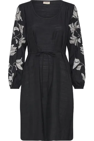 FRANSA Frharbo Dr 1 Polvipituinen Mekko Black