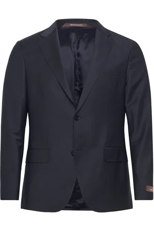 Morris Wool Suit Jkt Suits & Blazers Blazers Single Breasted Blazers Navy
