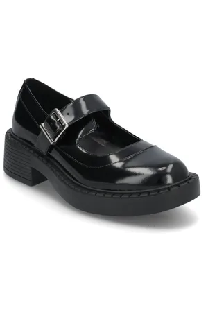 Shoe The Bear Stb-Ida Brushed Shoes Mary Jane Shoe Black